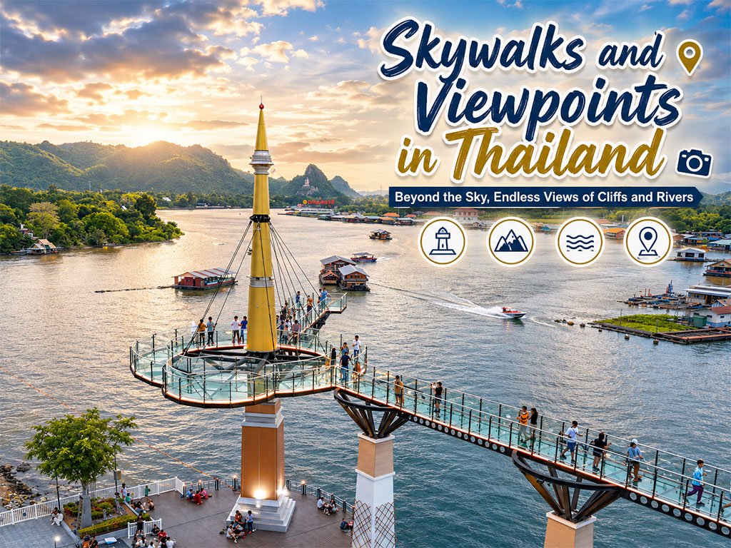 Skywalks och utsiktsplatser i Thailand