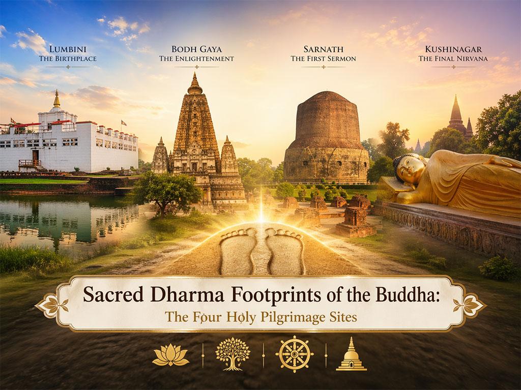 De fyra heliga platserna - Buddhas heliga spår