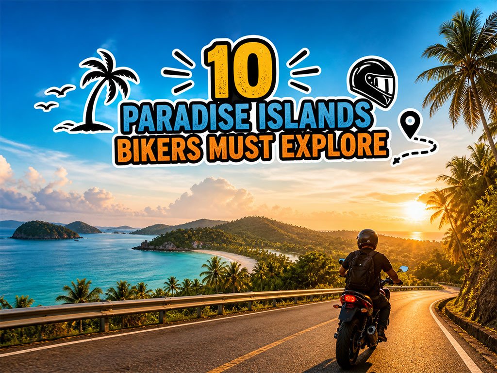 10 paradisöar som motorcyklister måste utforska