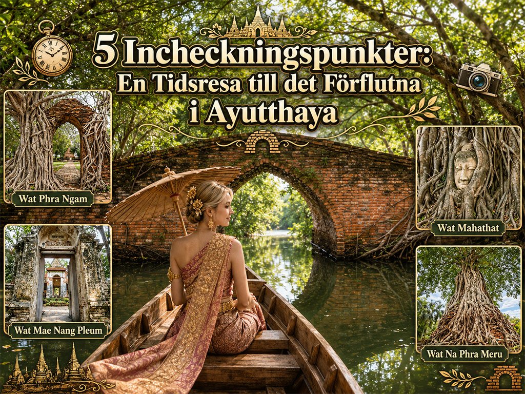5 Incheckningspunkter: Tidsresa till Ayutthayas Fö