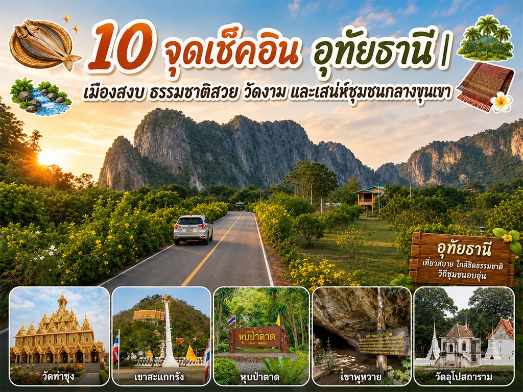 10 sevärdheter i Uthai Thani