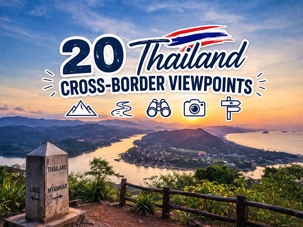 20 gränsöverskridande utsiktsplatser i Thailand